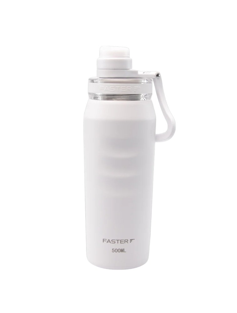 GARRAFA TERMICA OASIS 500ML BRANCO LOTUS FASTER
