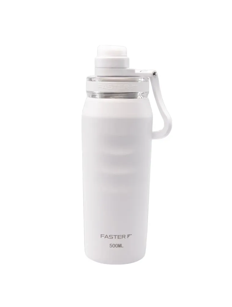 GARRAFA TERMICA OASIS 500ML BRANCO LOTUS FASTER