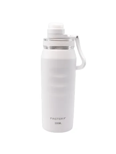 GARRAFA TERMICA OASIS 500ML BRANCO LOTUS FASTER