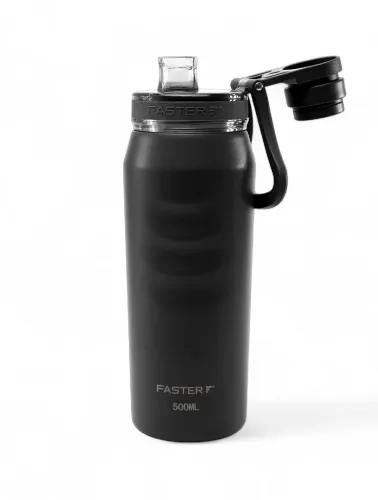 GARRAFA TERMICA OASIS 500ML PRETO FASTER