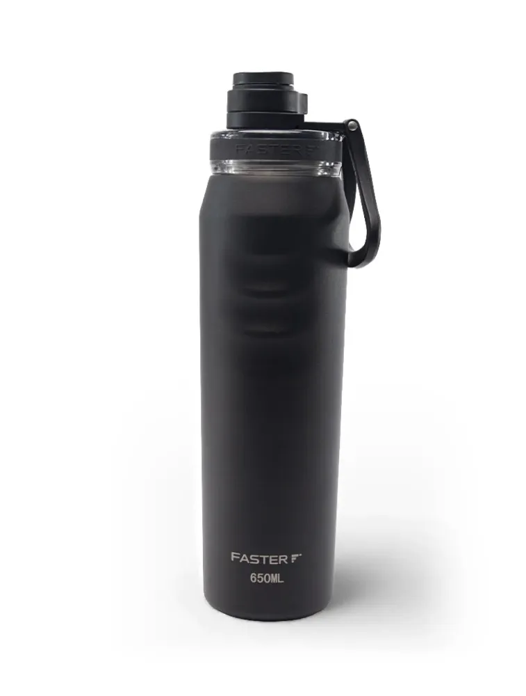 GARRAFA TERMICA OASIS 650ML PRETO FASTER