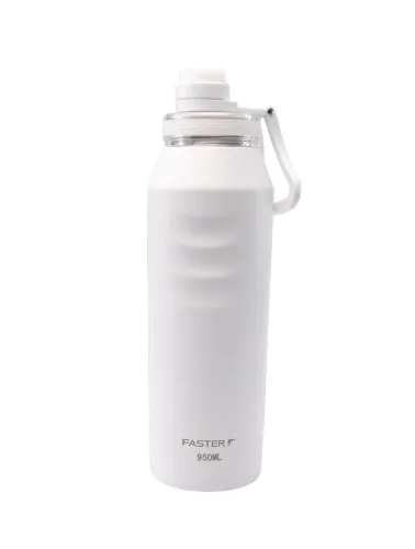 GARRAFA TERMICA OASIS 950ML BRANCO LOTUS FASTER