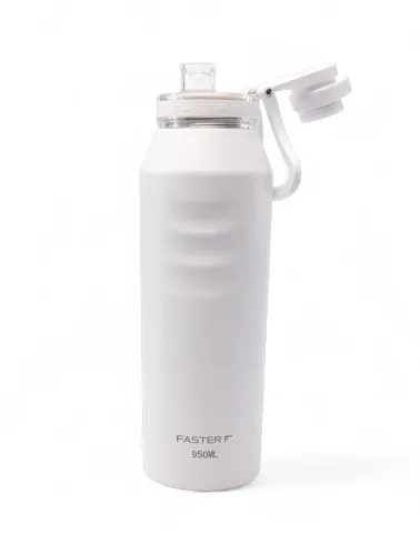 GARRAFA TERMICA OASIS 950ML BRANCO LOTUS FASTER