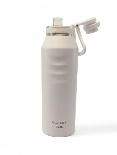 GARRAFA TERMICA OASIS 950ML BEGE AREIA FASTER