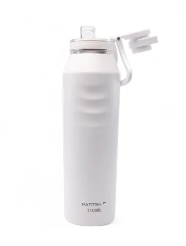 GARRAFA TERMICA OASIS 1100ML BRANCO LOTUS FASTER