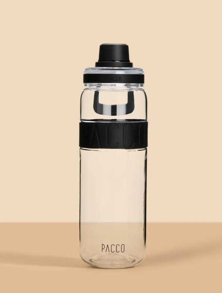 GARRAFA CRISTAL TRITAN 850ML PRETO PACCO