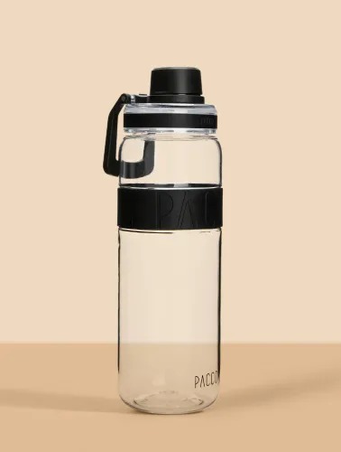 GARRAFA CRISTAL TRITAN 850ML PRETO PACCO