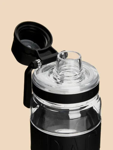 GARRAFA CRISTAL TRITAN 850ML PRETO PACCO