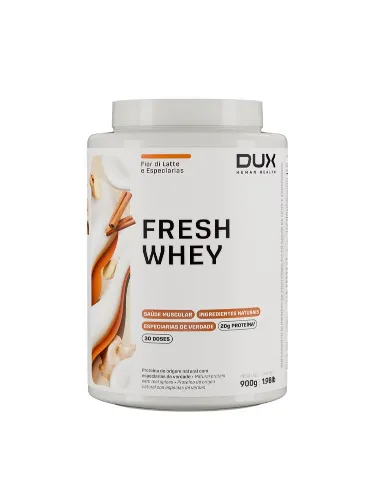 FRESH WHEY 900G FIOR DI LATTE ESPECIARIAS DUX NUTRITION LAB