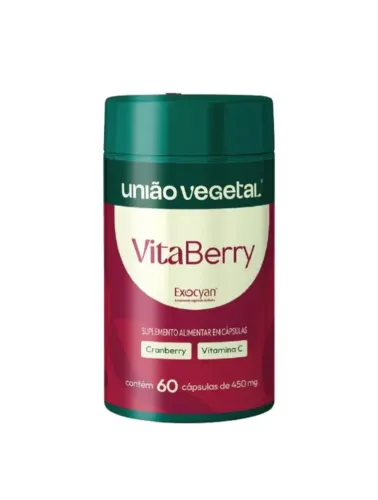 VITABERRY 60 CAPS 450MG UNIAO VEGETAL