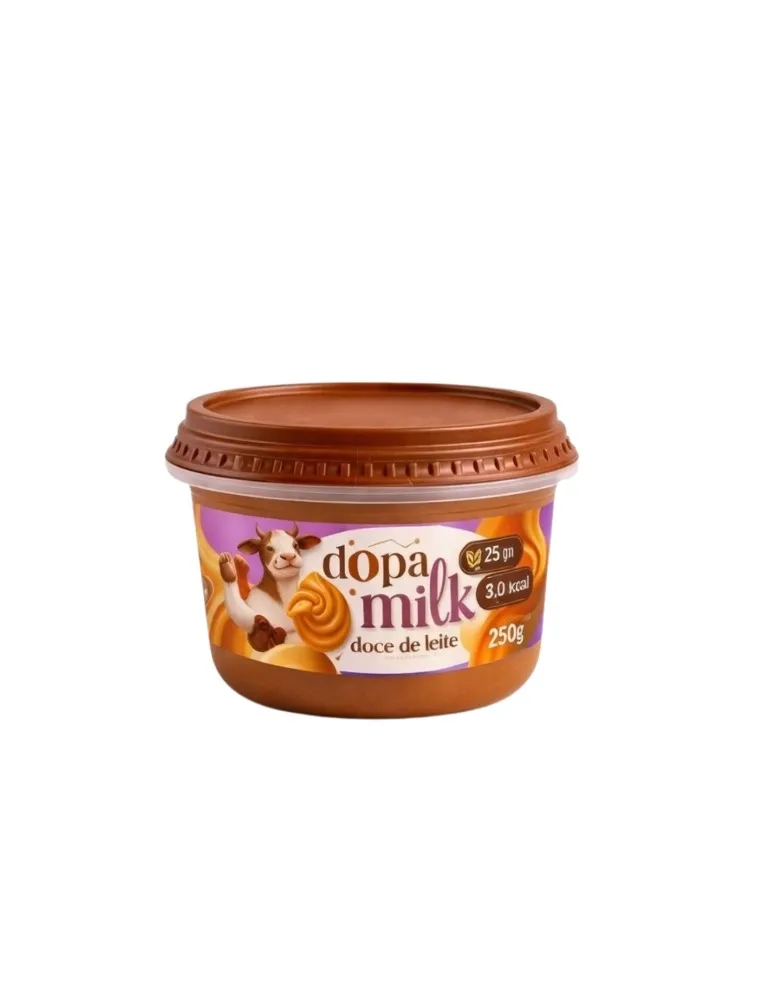 DOCE LEITE S/ACUCAR 250G DOPA MILK