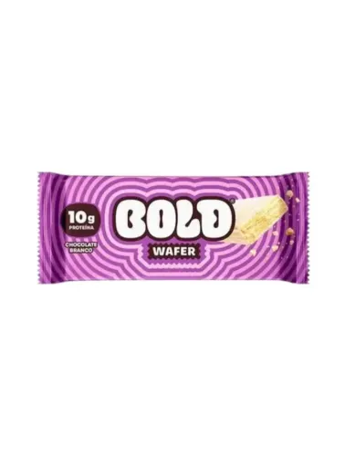BOLD WAFER 40G CHOCOLATE BRANCO BOLD NUTRITION