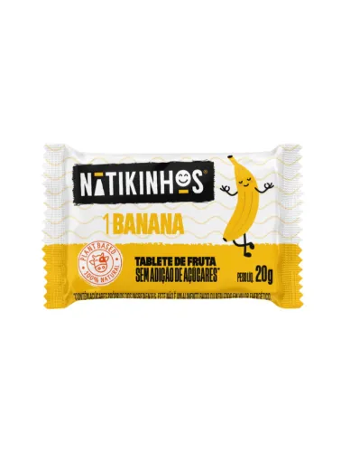 TABLETE FRUTAS 20G BANANA NATIKOS