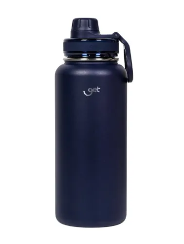 GARRAFA TRITY 1000ML AZUL PRET GET