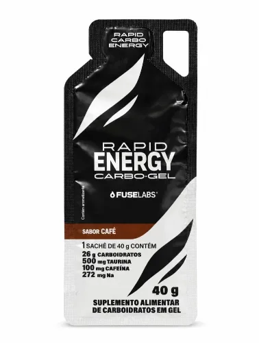 RAPID ENERGY CARBO-GEL 40G CAFE FUSE LABS