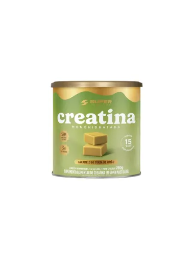 CREATINA MONOHIDRATADA 260G TORTA LIMAO SUPER NUTRITION