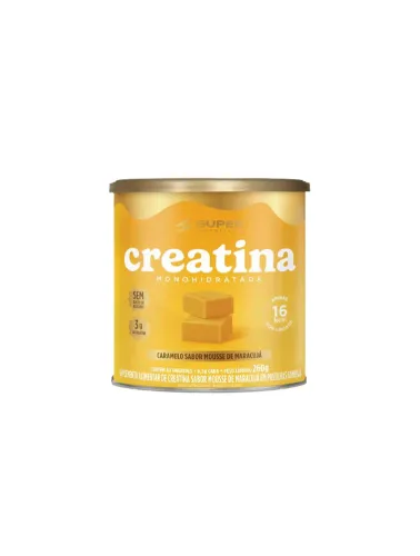CREATINA MONOHIDRATADA 260G MOUSSE MARACUJA SUPER NUTRITION