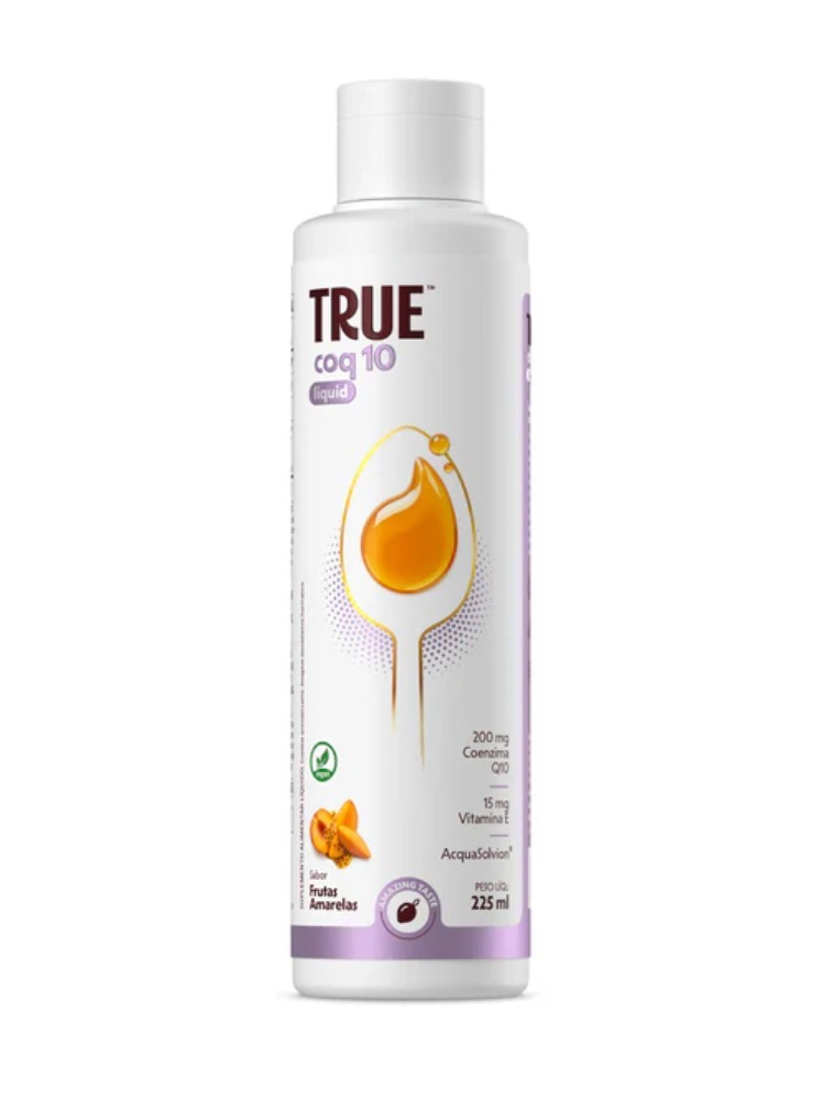 TRUE COQ10 LIQUID 225ML FRUTAS AMARELAS TRUE SOURCE