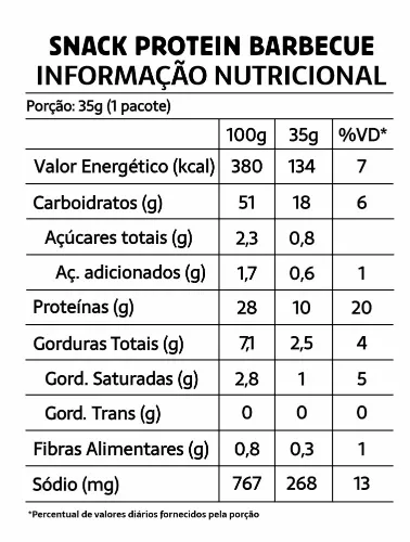 SNACK PROTEIN 35G BARBECUE BELIVE