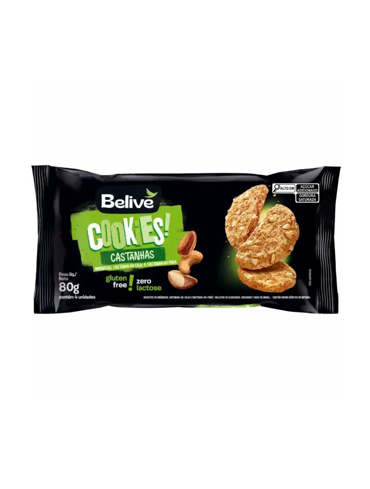 COOKIE ZERO 67G CASTANHA BELIVE
