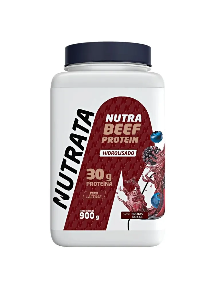 NUTRA BEEF PROTEIN 900G FRUTAS ROXAS NUTRATA