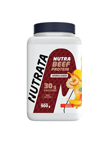 NUTRA BEEF PROTEIN 900G FRUTAS TROPICAIS  NUTRATA