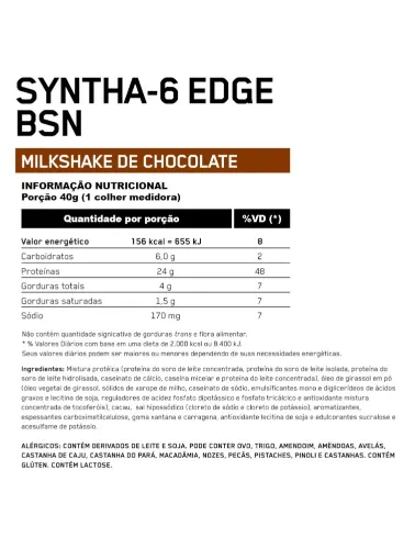 SYNTHA-6 2,34 LBS CHOCOLATE MILKSHAKE BSN