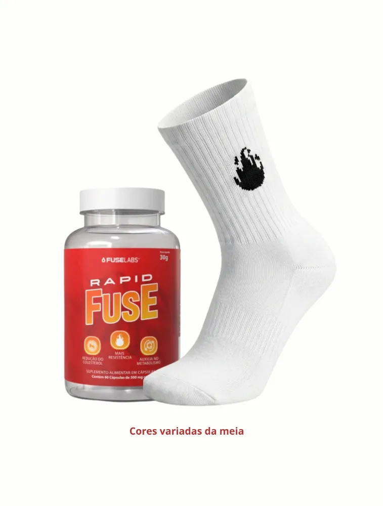 COMBO RAPID FUSE 60 CAPSULAS + MEIA FUSE LABS