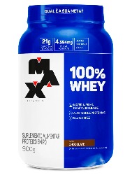100% WHEY 900G CHOCOLATE MAX TITANIUM