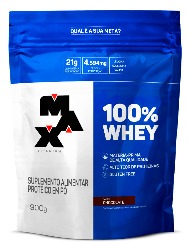 100% WHEY REFIL 900G CHOCOLATE MAX TITANIUM
