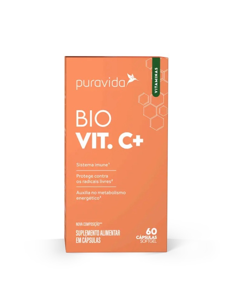 VITAMINA C LIPOSSOMAL 60 CÁPSULAS PURA VIDA