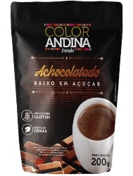 ACHOCOLATADO ZERO ACUCAR 200G COLOR ANDINA FOODS