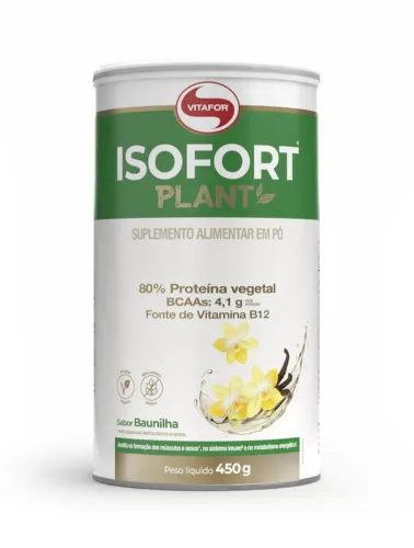 ISOFORT PLANT 450G BAUNILHA VITAFOR