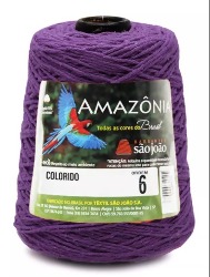 BARBANTE AMAZONIA N6 400G - ROXO(28)