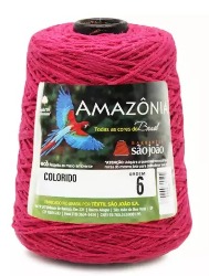 BARBANTE AMAZONIA N6 400G - PINK(19)