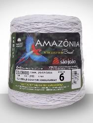 BARBANTE AMAZONIA N6 1KG - BRANCO(08)