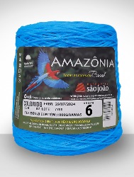 BARBANTE AMAZONIA N6 1KG - TURQUESA(02)