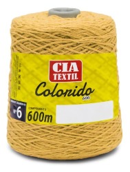 BARBANTE CIA TEXTIL 600G N6 - AMARELO CANARIO