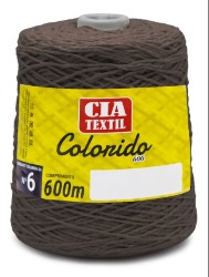 BARBANTE CIA TEXTIL 600G N6 - MARROM