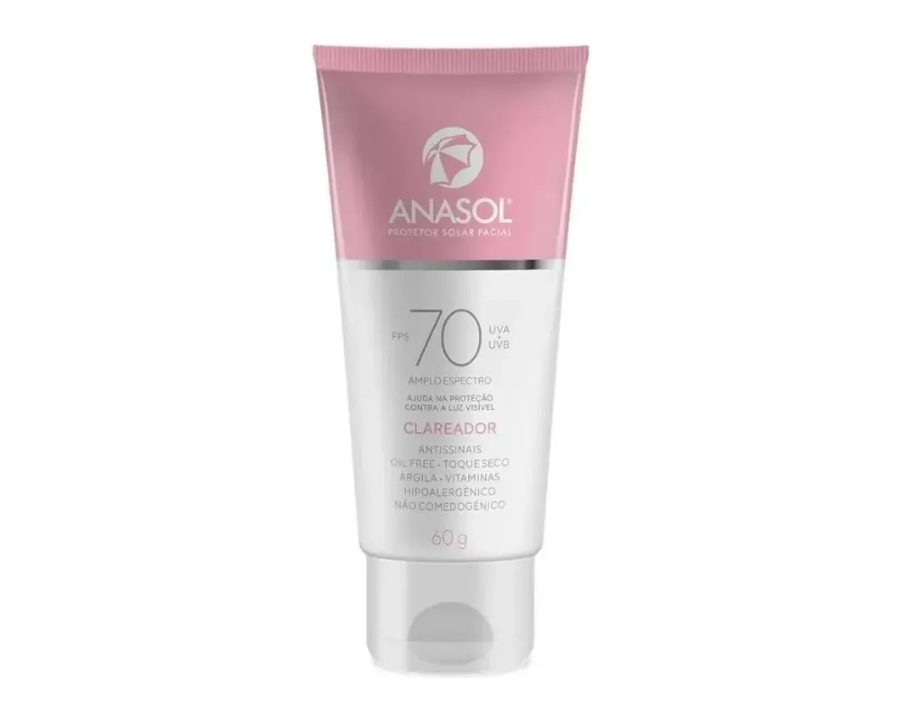Anasol Prot. Solar Facial Clareador Fps70-60G