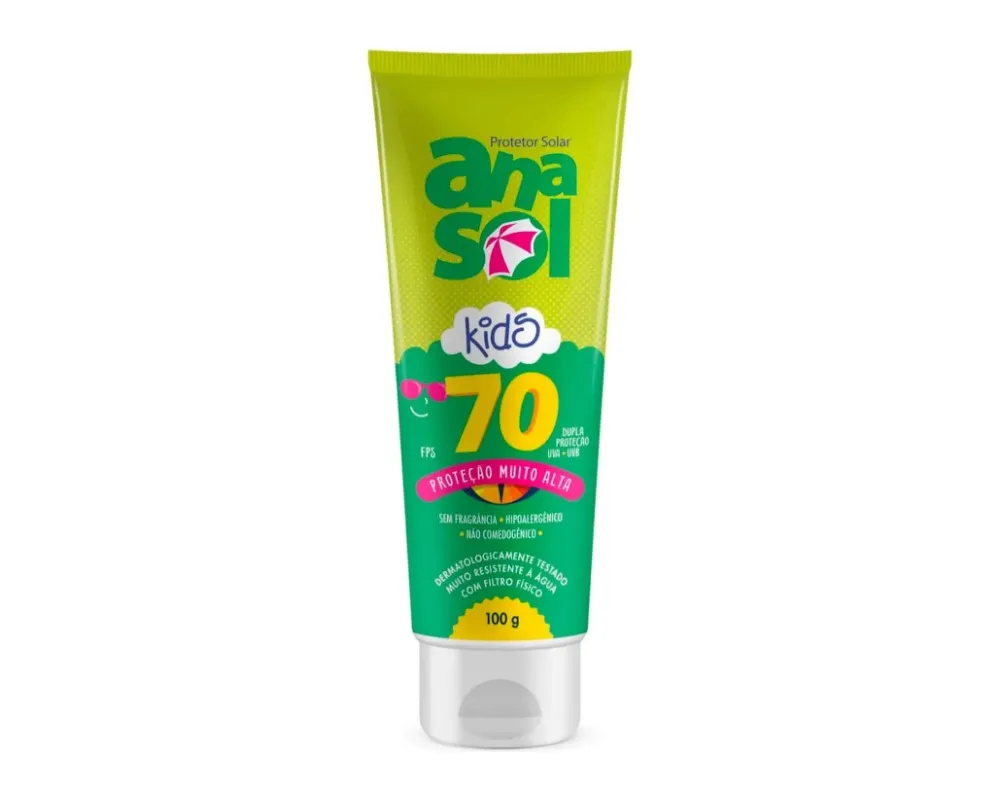 Anasol Protetor Solar Kids Fps 70 - 100 G