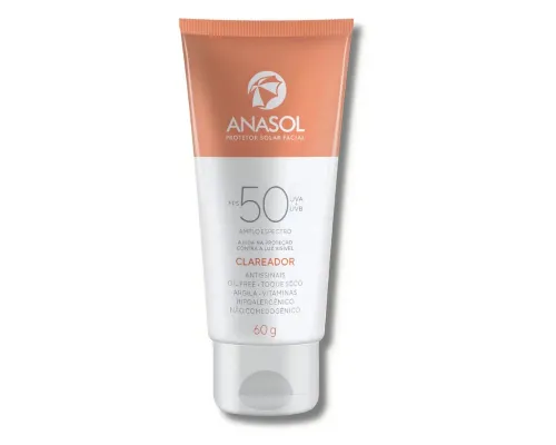 Anasol Protetor Solar Facial Clareador Fps 50 - 60 G