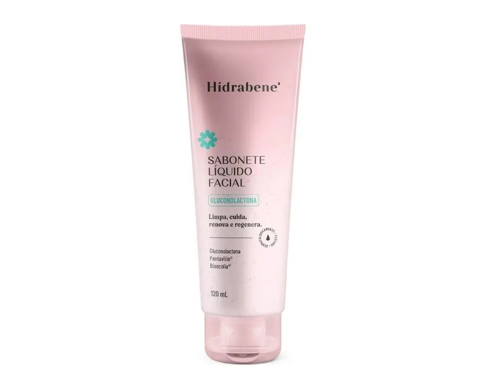 Hidrabene Sabonete Liquido Facial Gluconolactona - 120Ml