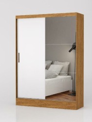 Guarda Roupa Santiago Plus 2 Portas Off White Com Cinamomo