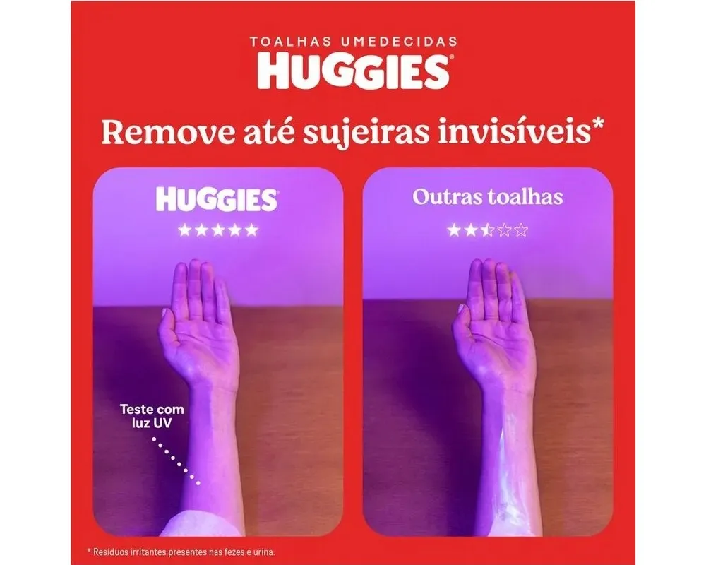 LENCOS UMED HUGGIES ROSTO E CORPO C/48