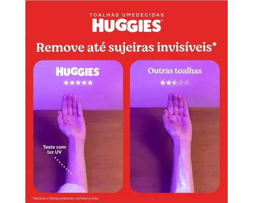 LENCOS UMED HUGGIES ROSTO E CORPO C/48