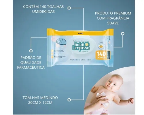 TOALHA UMED BEBE LIMP