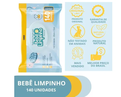 TOALHA UMED BEBE LIMP