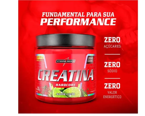 CREATINA SABOR LIMAO 300G INTEGRALMÉDICA