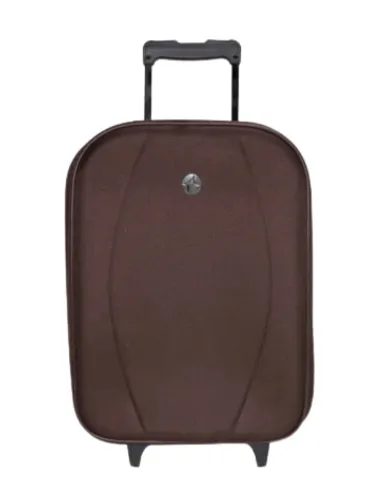 Mala de viagem cruzeiro pequena 10kg tecido 085m cafe